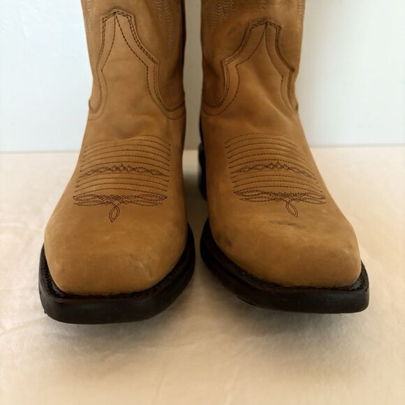Masterson Boot Co. Cowboy Work Boots, Square Toe, Non Slip Sole NEW SZ 7.5 Women - Picture 3 of 15